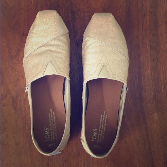 toms classic rose gold glimmer women's